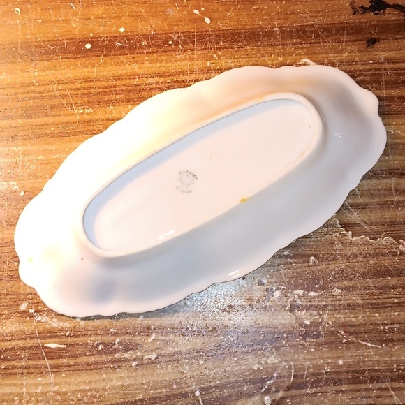 Vintage German Silesia oval relish bowl - Picture 4 of 4